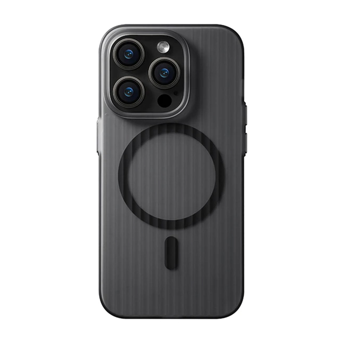iPhone 14 Pro Max Mobilskal Korrugerad Anti-Halk - Svart image 2