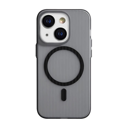 iPhone 15 Mobilskal Korrugerad Anti-Halk - Grå image 2