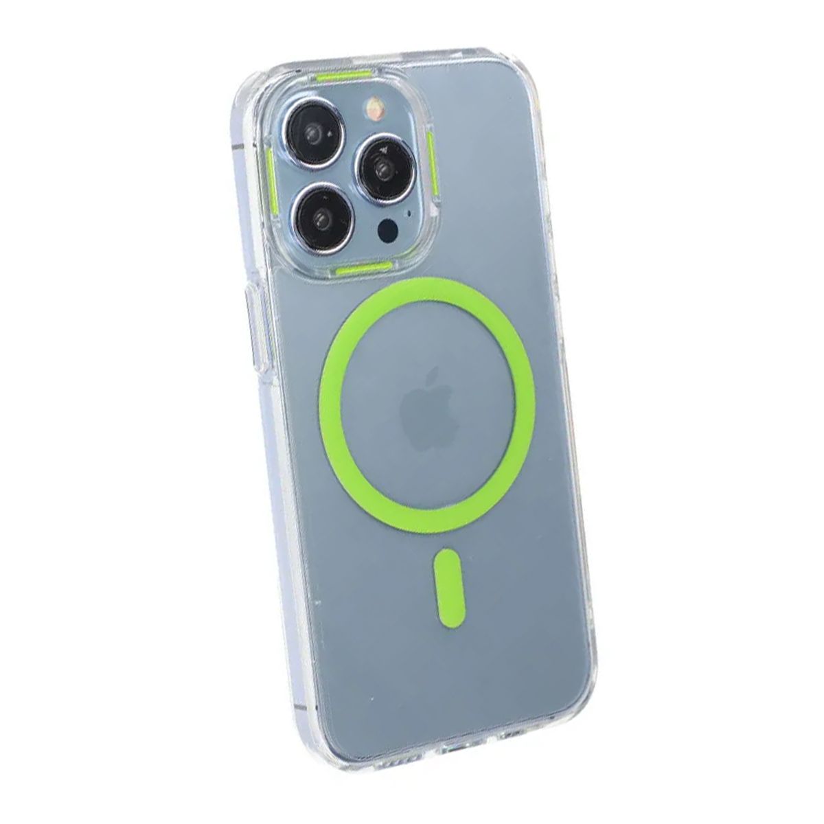 iPhone 13 Pro Max Stöttålig Mobilskal med Magsafe - Grön image 5