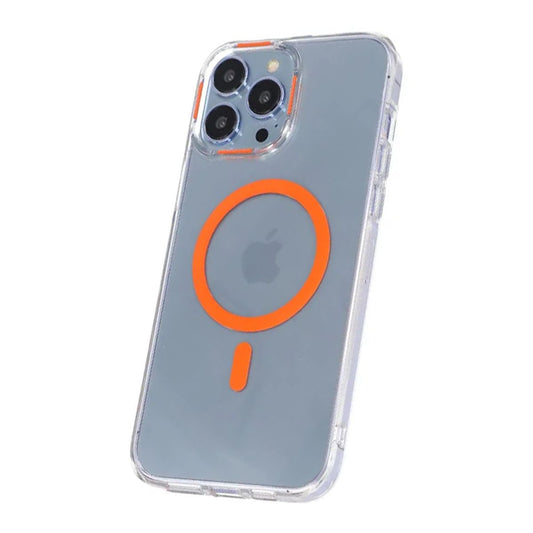 iPhone 13 Pro Max Stöttålig Mobilskal med Magsafe - Orange image 5