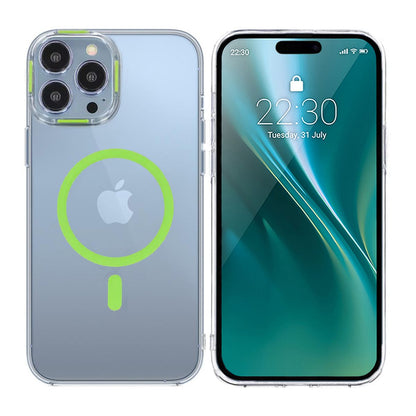 iPhone 14 Pro Stöttålig Mobilskal med Magsafe - Grön image 1