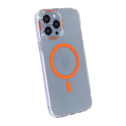 iPhone 14 Pro Stöttålig Mobilskal med Magsafe - Orange image 4