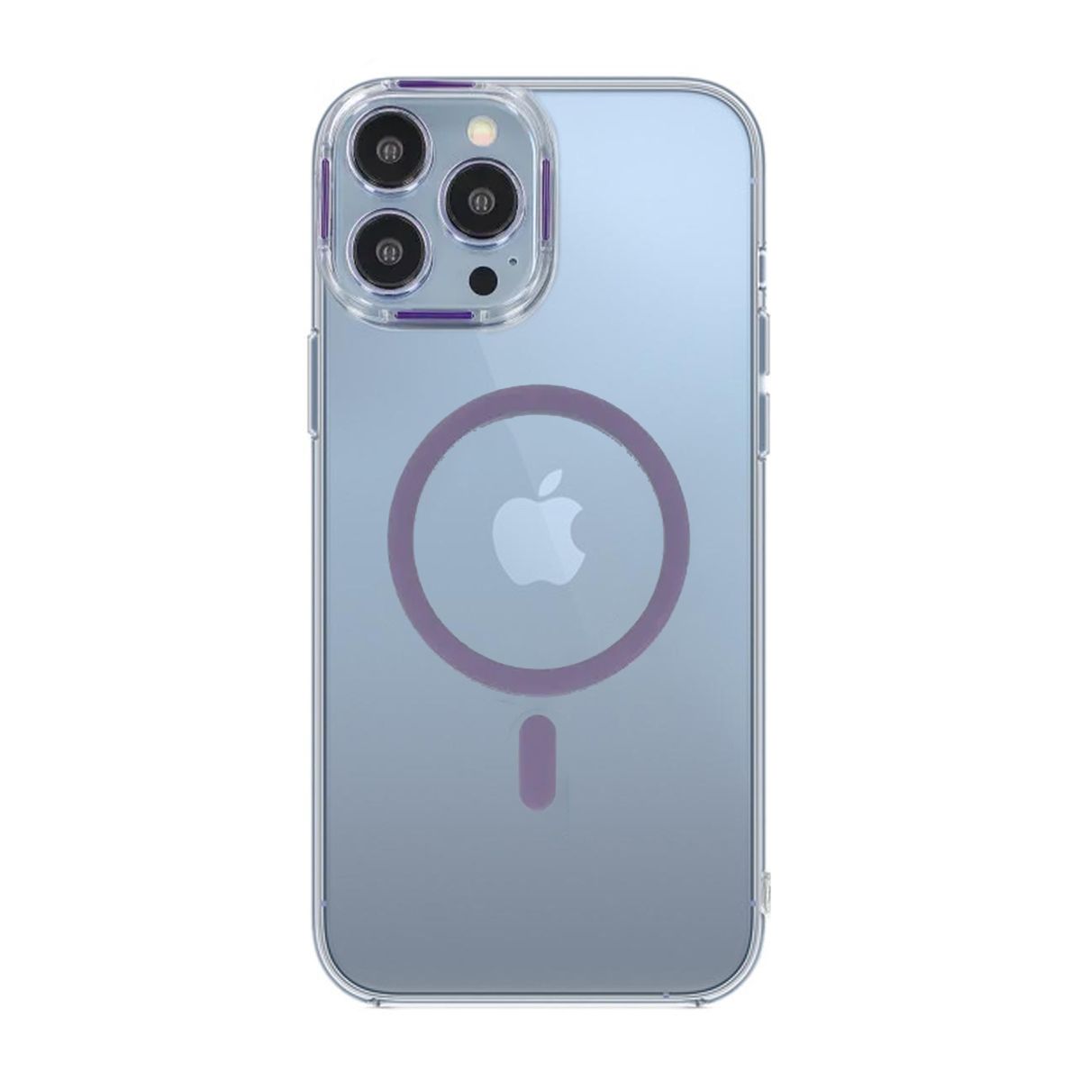 iPhone 14 Pro Stöttålig Mobilskal med Magsafe - Lila image 2