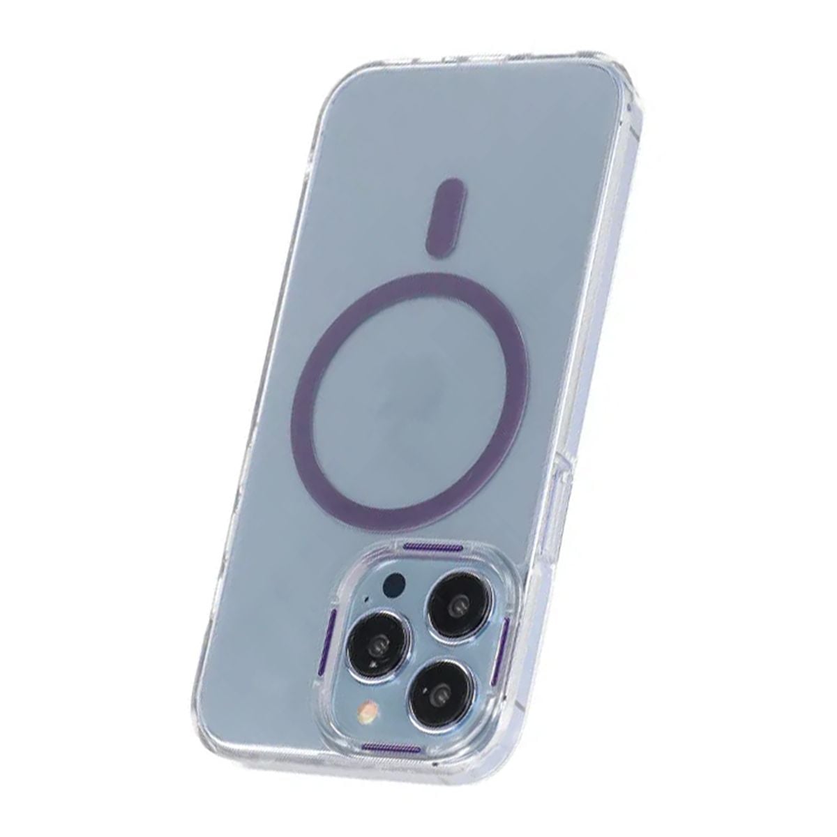 iPhone 14 Pro Stöttålig Mobilskal med Magsafe - Lila image 4