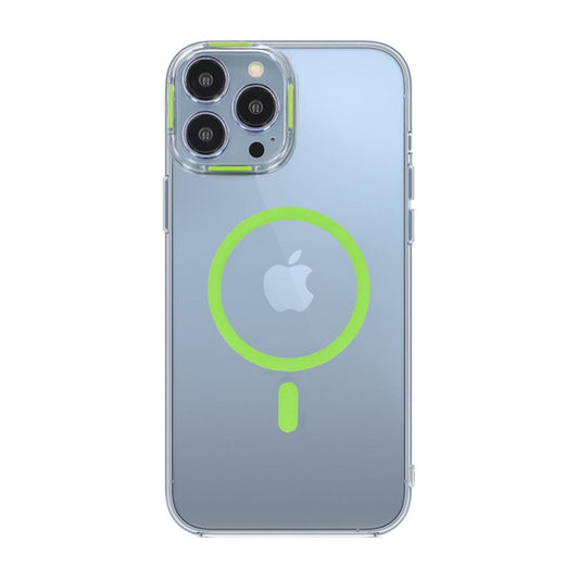 iPhone 15 Pro Max Stöttålig Mobilskal med Magsafe - Grön image 2