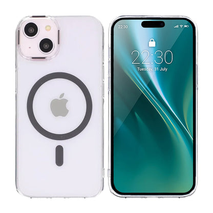 iPhone 15 Stöttålig Mobilskal med Magsafe - Grå image 1