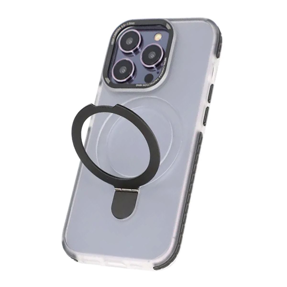 iPhone 15 Pro Mobilskal med Magsafe och Stativ - Svart image 5