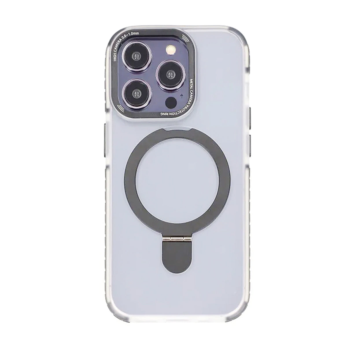 iPhone 15 Pro Mobilskal med Magsafe och Stativ - Grå image 2