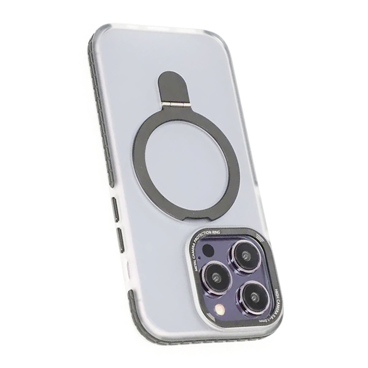 iPhone 15 Pro Mobilskal med Magsafe och Stativ - Grå image 4
