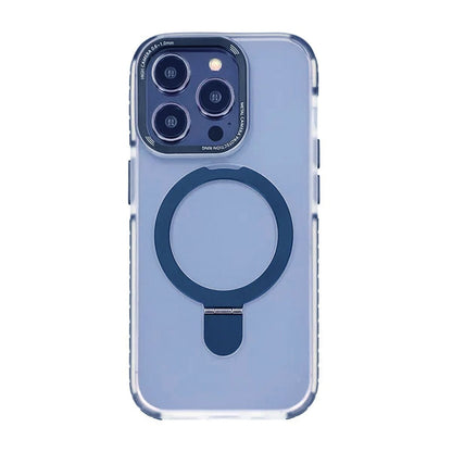 iPhone 15 Pro Mobilskal med Magsafe och Stativ - Blå image 2