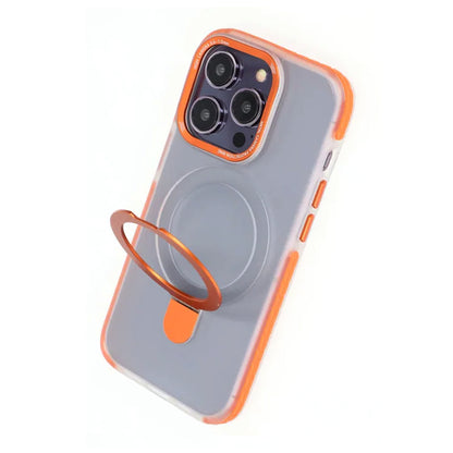 iPhone 14 Pro Max Mobilskal med Magsafe och Stativ - Orange image 4