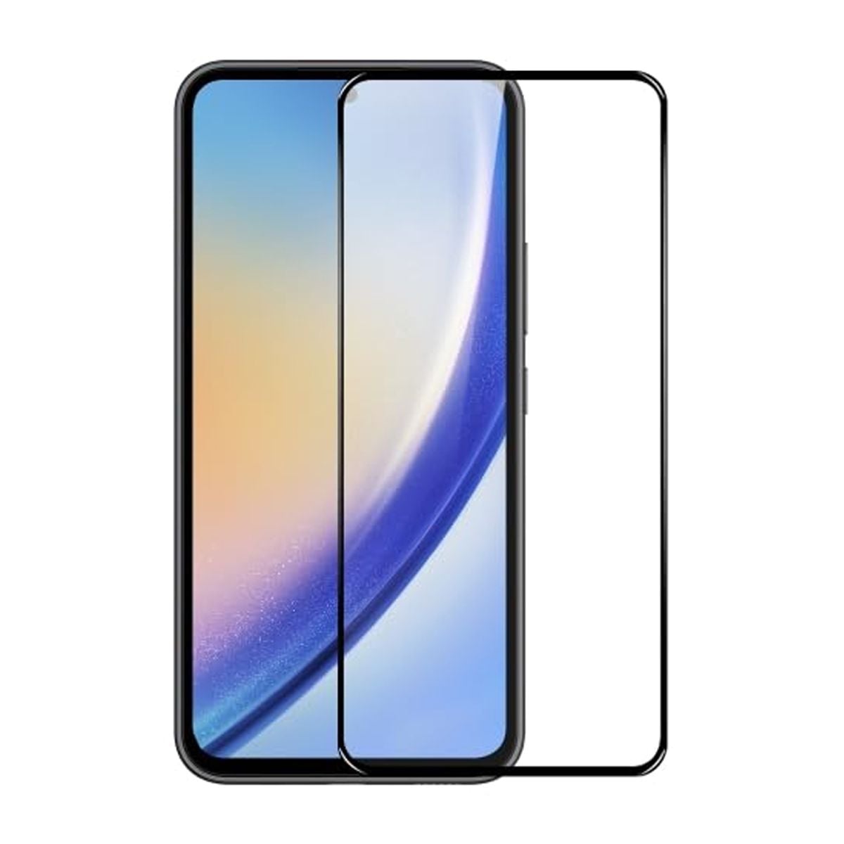 Samsung Galaxy A55 Skärmskydd Heltäckande - Svart image 1