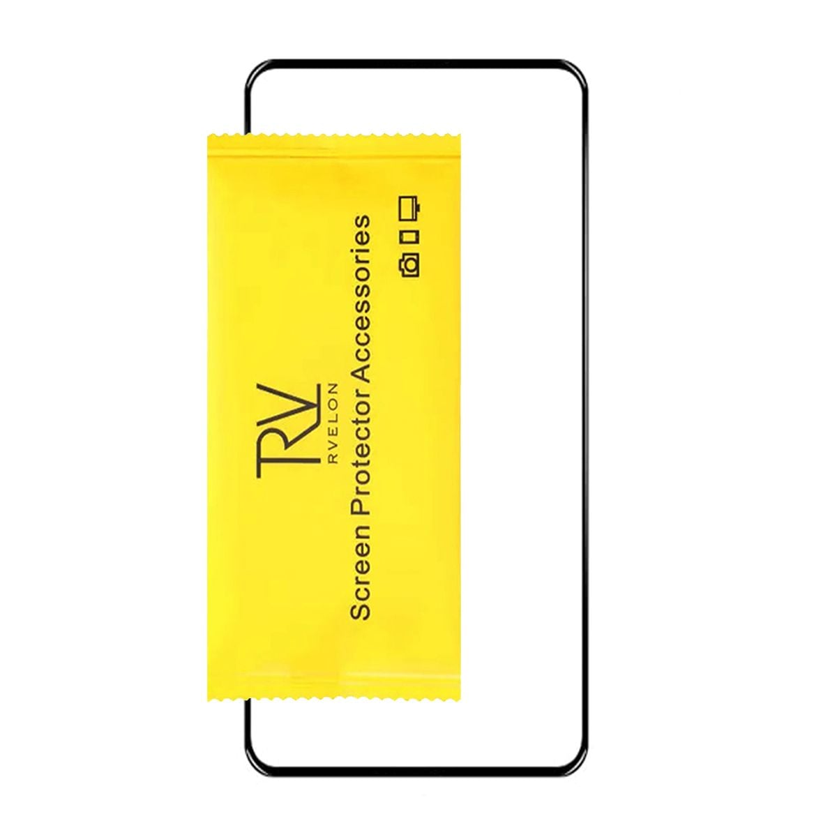 Samsung Galaxy A55 Skärmskydd Heltäckande - Svart image 3