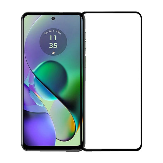 Motorola G04 Skärmskydd Heltäckande - Svart image 1