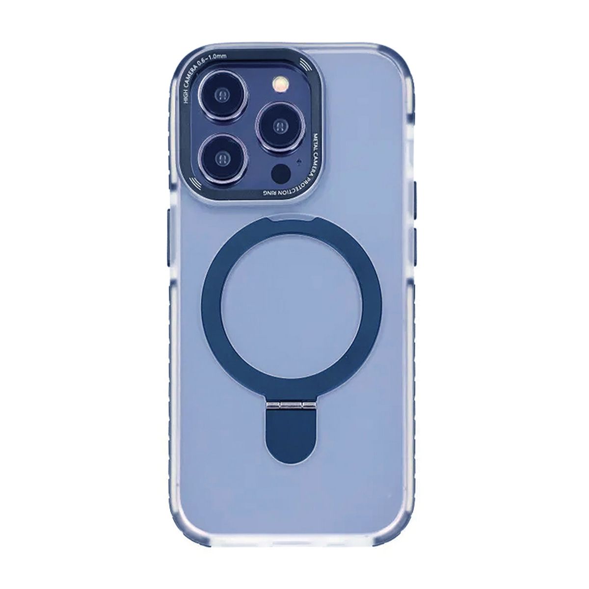 iPhone 15 Pro Max Mobilskal med Magsafe och Stativ - Blå image 2