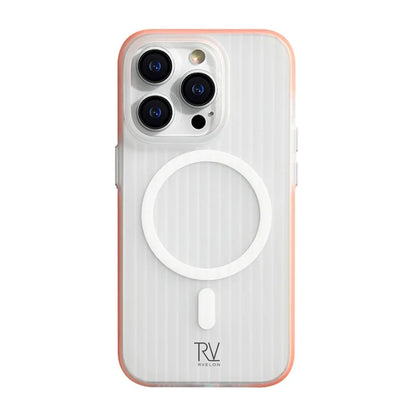 iPhone 12 Pro Max Mobilskal Korrugerad med Magsafe Rvelon - Orange image 2