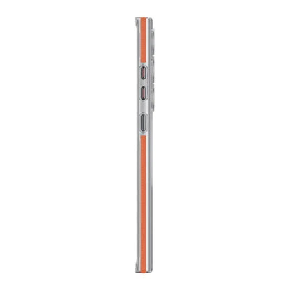 Samsung Galaxy S23 Ultra Mobilskal Korrugerad med Magnet Rvelon - Orange image 3