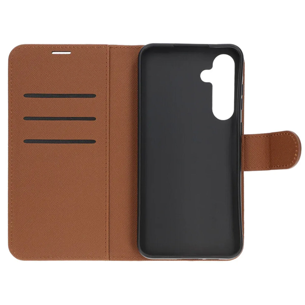 Samsung Galaxy A55 Plånboksfodral med Stativ - Brun image 4