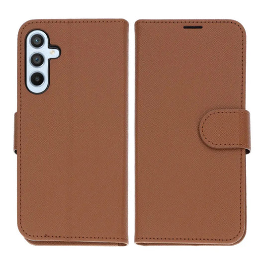 Samsung Galaxy A15 Plånboksfodral med Stativ - Brun image 1