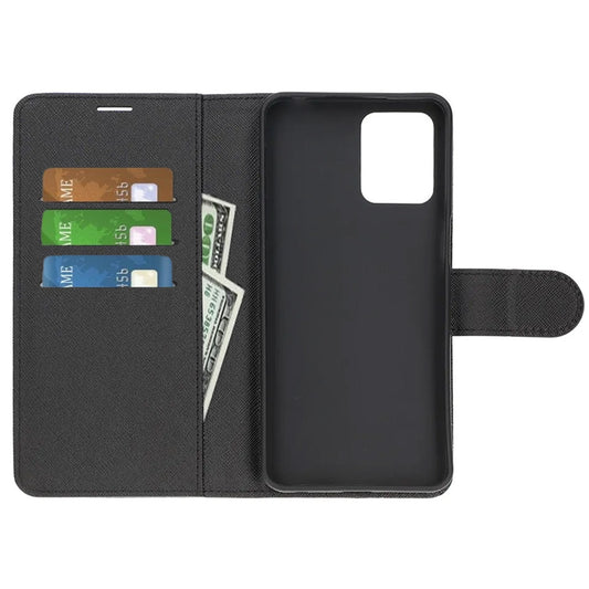 Motorola Moto G14 Plånboksfodral med Stativ - Svart image 2