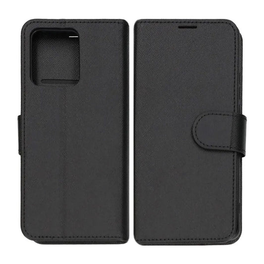 Motorola Edge 40 Neo 5G Plånboksfodral med Stativ - Svart image 1