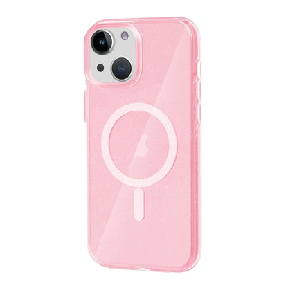 iPhone 15 Mobilskal Glitter Magsafe - Rosa image 3