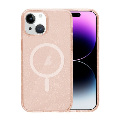 iPhone 15 Mobilskal Glitter Magsafe - Guld image 1