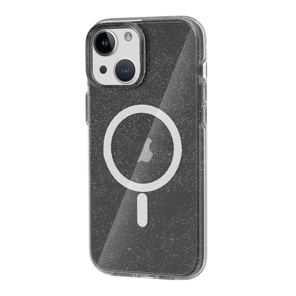 iPhone 13/14 Mobilskal Glitter Magsafe - Svart image 3