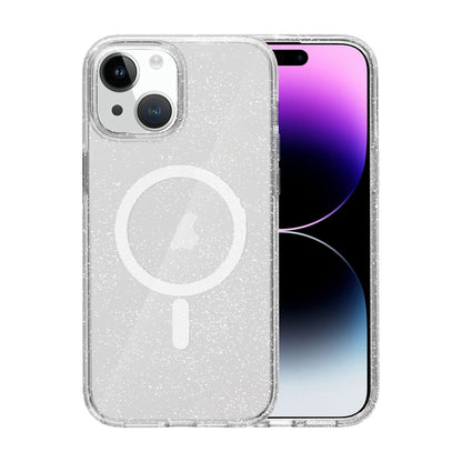 iPhone 13/14 Mobilskal Glitter Magsafe - Transparent image 1
