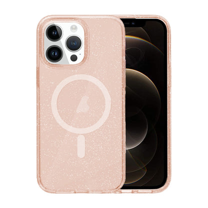 iPhone 12 Pro Max Mobilskal Glitter Magsafe - Guld image 1
