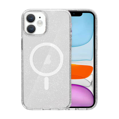 iPhone 11 Mobilskal Glitter Magsafe - Transparent image 1