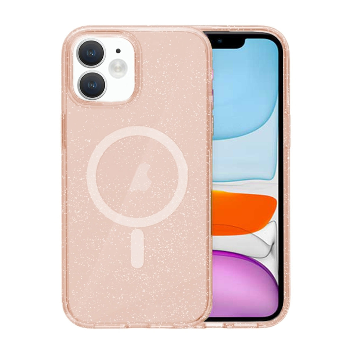 iPhone 11 Mobilskal Glitter Magsafe - Guld image 1