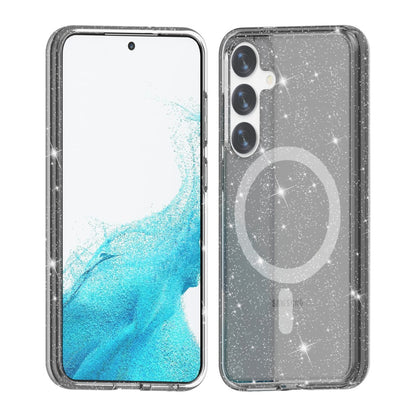 Samsung Galaxy S24 Mobilskal Glitter Magsafe - Svart image 1