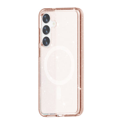 Samsung Galaxy S24 Mobilskal Glitter Magsafe - Guld image 3