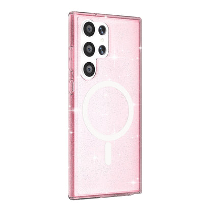 Samsung Galaxy S24 Ultra Mobilskal Glitter Magsafe - Rosa image 2