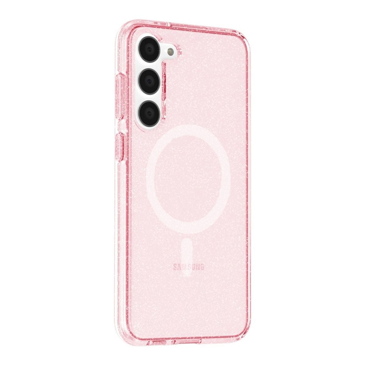 Samsung Galaxy S23 Mobilskal Glitter Magsafe - Rosa image 2