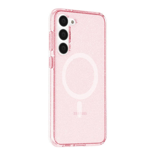 Samsung Galaxy S23 Mobilskal Glitter Magsafe - Rosa image 2