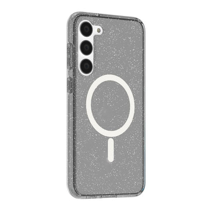 Samsung Galaxy S23 Plus Mobilskal Glitter Magsafe - Svart image 2