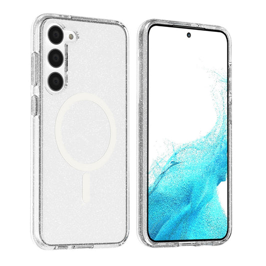 Samsung Galaxy S23 Plus Mobilskal Glitter Magsafe - Transparent image 1