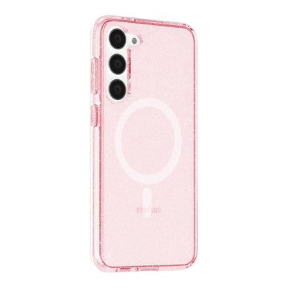 Samsung Galaxy S23 Plus Mobilskal Glitter Magsafe - Rosa image 2