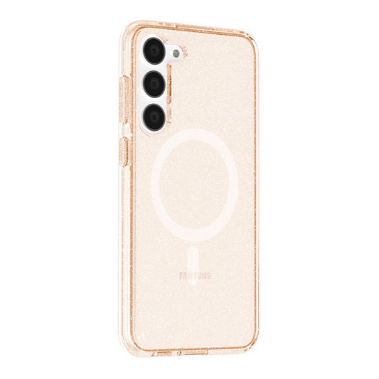 Samsung Galaxy S23 Plus Mobilskal Glitter Magsafe - Guld image 2
