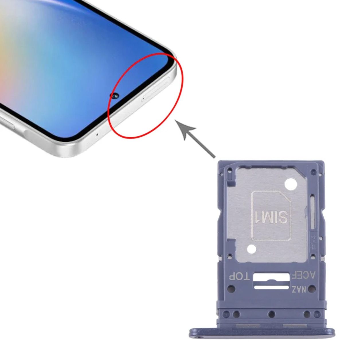 Samsung Galaxy A35 Simkortshållare - Svart image 4