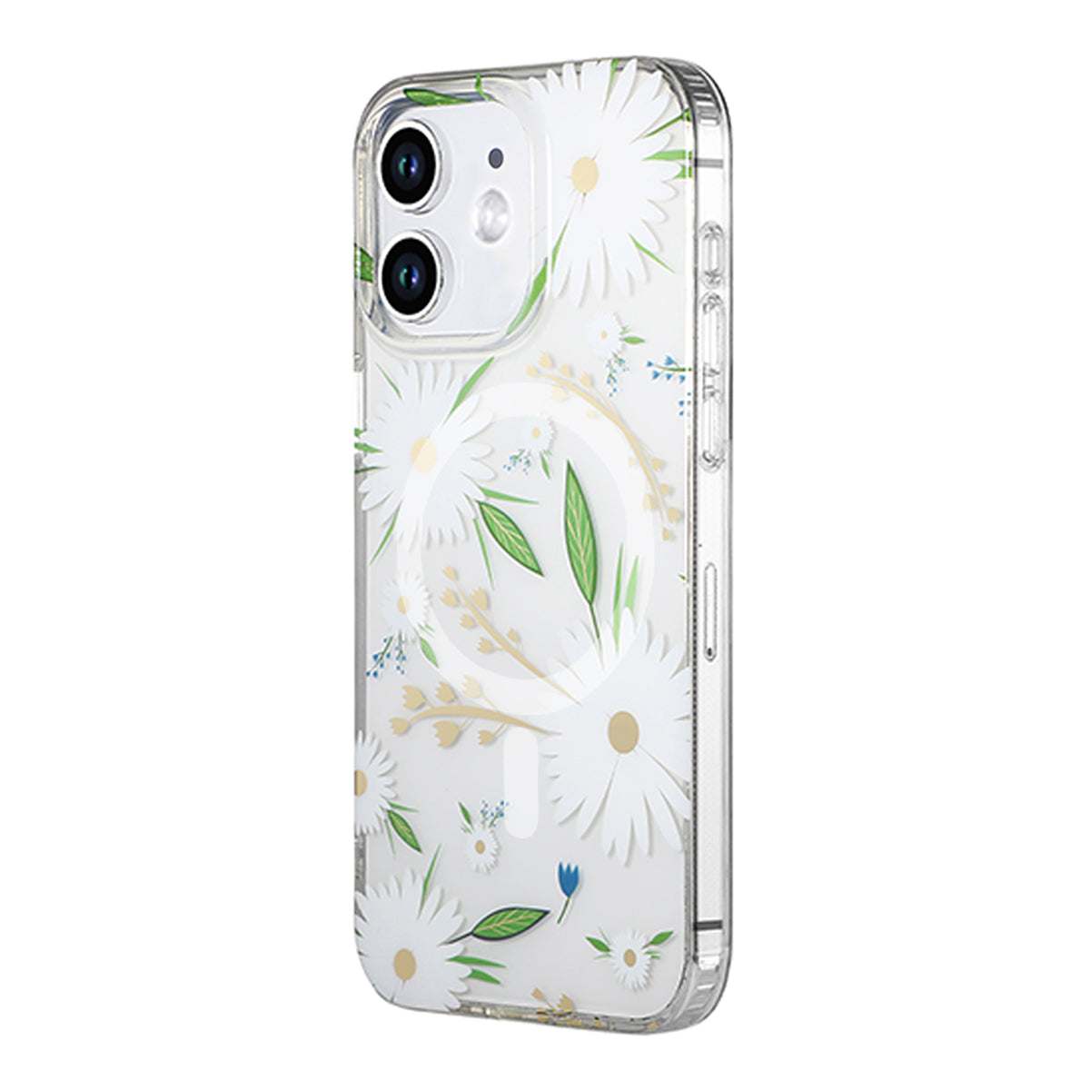 iPhone 11 Mobilskal MagSafe - Blommor Vit image 2