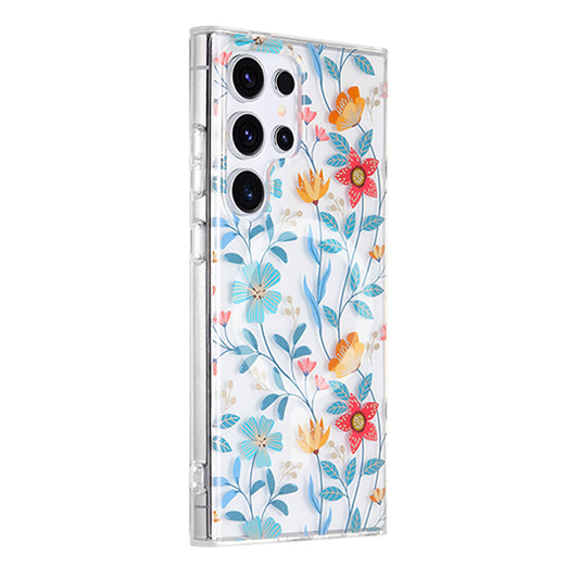 Samsung Galaxy S23 Ultra Mobilskal Magnet - Blommor & Kvistar image 2