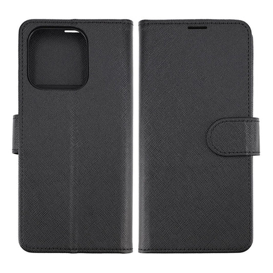 Xiaomi Redmi 12c Plånboksfodral med Stativ - Svart image 1