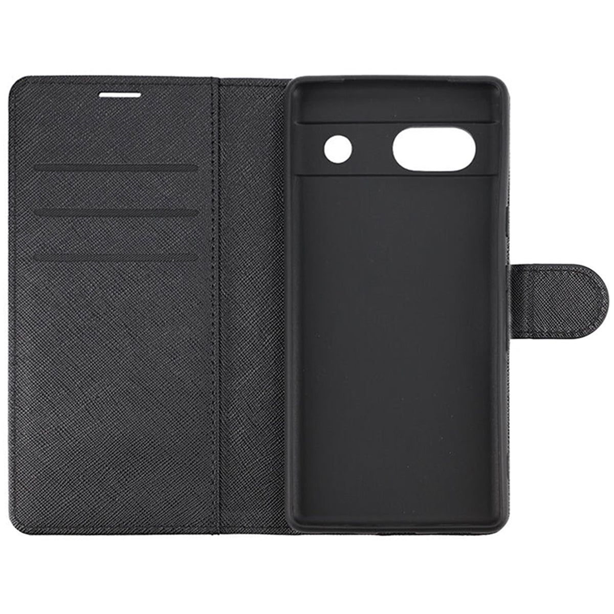 Google Pixel 7A Plånboksfodral med Stativ - Black image 2