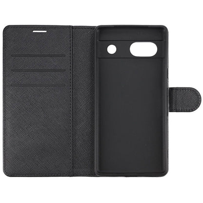 Google Pixel 7A Plånboksfodral med Stativ - Black image 2