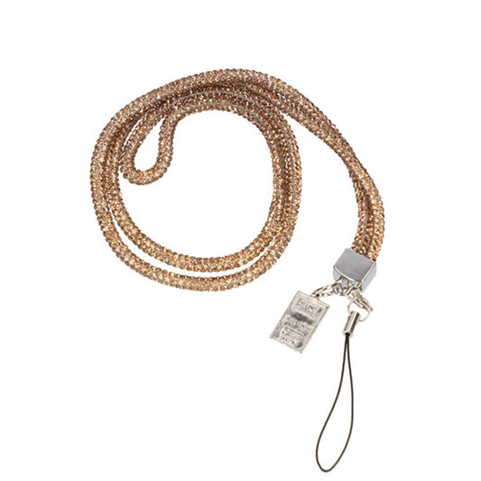 Mobilhalsband Snöre - Guld glitter image 1