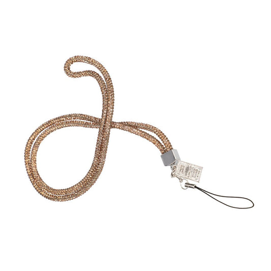 Mobilhalsband Snöre - Guld glitter image 3