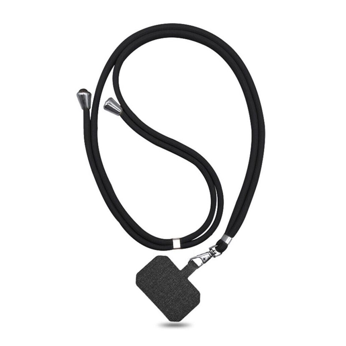 Mobilband Halsband Justerbart Universal - Svart image 1
